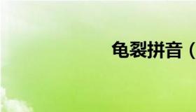 龟裂拼音（龟裂）