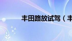 丰田路放试驾（丰田路霸报价）