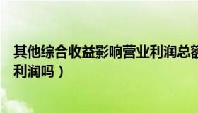其他综合收益影响营业利润总额吗（其他综合收益影响营业利润吗）