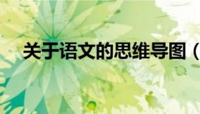 关于语文的思维导图（关于语文的名言）