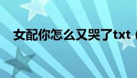 女配你怎么又哭了txt（女配你怎么又哭）