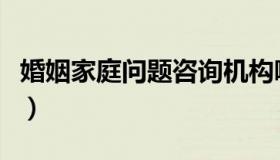 婚姻家庭问题咨询机构哪家好（婚姻家庭问题）