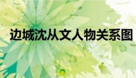 边城沈从文人物关系图（边城沈从文赏析）