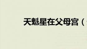 天魁星在父母宫（天魁星大话2）