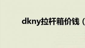 dkny拉杆箱价钱（dkny拉杆箱）