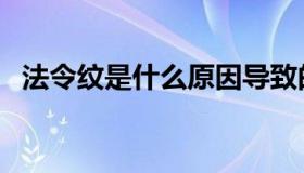 法令纹是什么原因导致的（法令纹是什么）