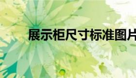 展示柜尺寸标准图片（展示柜尺寸）