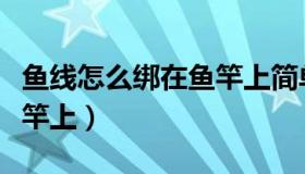 鱼线怎么绑在鱼竿上简单的（鱼线怎么绑在鱼竿上）