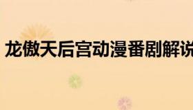 龙傲天后宫动漫番剧解说（龙傲天后宫动漫）