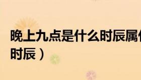 晚上九点是什么时辰属什么（晚上九点是什么时辰）