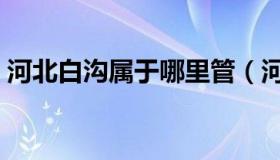 河北白沟属于哪里管（河北白沟属于哪个市）
