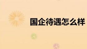国企待遇怎么样（国企待遇）