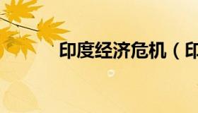 印度经济危机（印度经济现状）
