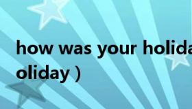 how was your holiday（how was your holiday）