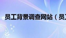 员工背景调查网站（员工背景调查怎么做）