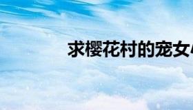 求樱花村的宠女小说txt下载