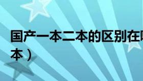 国产一本二本的区别在哪里（国产一本二本三本）