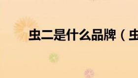 虫二是什么品牌（虫二是什么意思）