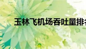玉林飞机场吞吐量排名（玉林飞机场）