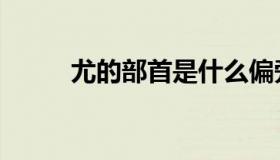 尤的部首是什么偏旁（尤的部首）