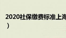 2020社保缴费标准上海（2020社保缴费标准）