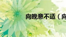 向晚意不适（向晚意不适）