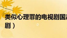 类似心理罪的电视剧国产（类似心理罪的电视剧）