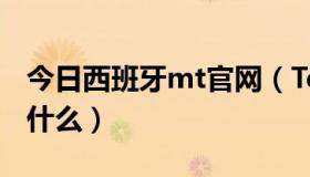 今日西班牙mt官网（Teamo的西班牙意思是什么）