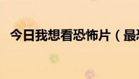 今日我想看恐怖片（最恐怖的电影是什么）