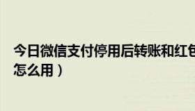 今日微信支付停用后转账和红包记录还在吗（手机红包支付怎么用）