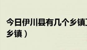 今日伊川县有几个乡镇卫生院（伊川县有几个乡镇）
