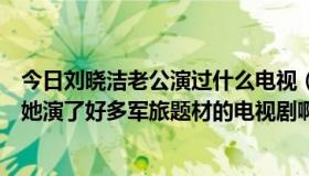 今日刘晓洁老公演过什么电视（刘晓洁是当兵的出身吗感觉她演了好多军旅题材的电视剧啊）