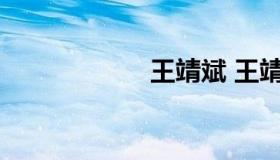 王靖斌 王靖夫简介