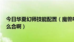 今日华夏幻师技能配置（魔兽RPG华夏幻想曲1.3超神器怎么合啊）