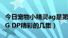 今日宠物小精灵ag是第几季（求宠物小精灵AG DP精彩的几集）