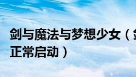 剑与魔法与梦想少女（剑与魔法梦想少女无法正常启动）