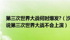 第三次世界大战何时爆发?（沙漠里的河马同学：泽连斯基说第三次世界大战不会上演）