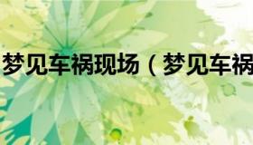梦见车祸现场（梦见车祸现场很惨烈自己没事