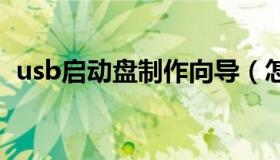 usb启动盘制作向导（怎样制作USB启动盘
