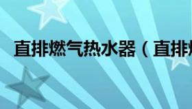 直排燃气热水器（直排燃气热水器优缺点）