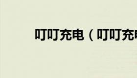 叮叮充电（叮叮充电桩怎么使用）