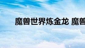 魔兽世界炼金龙 魔兽世界炼金龙坐骑