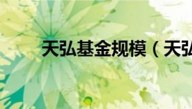 天弘基金规模（天弘基金规模2021