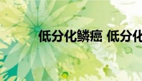 低分化鳞癌 低分化鳞癌有多可怕