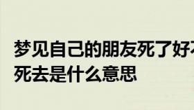 梦见自己的朋友死了好不好（梦见自己的朋友死去是什么意思