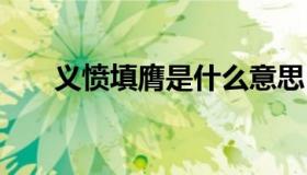 义愤填膺是什么意思 义愤填膺啥意思