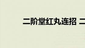 二阶堂红丸连招 二阶堂红丸出招