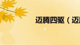 迈腾四驱（迈腾四驱3.2