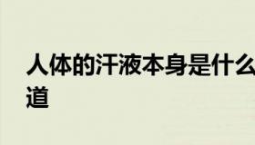 人体的汗液本身是什么味道的 汗液有什么味道