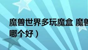 魔兽世界多玩魔盒 魔兽世界多玩魔盒和大脚哪个好）